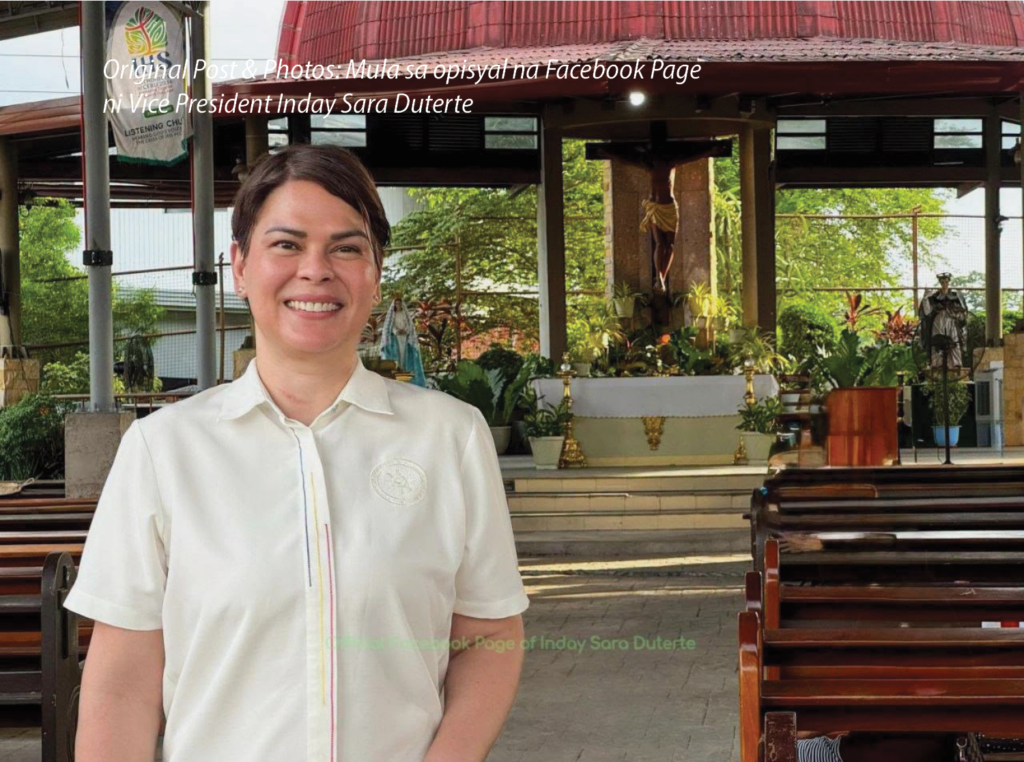 VP Sara Duterte Visits Cebu Shrine, Prays for Country, Bogo Recovery, and Former President Duterte’s Return